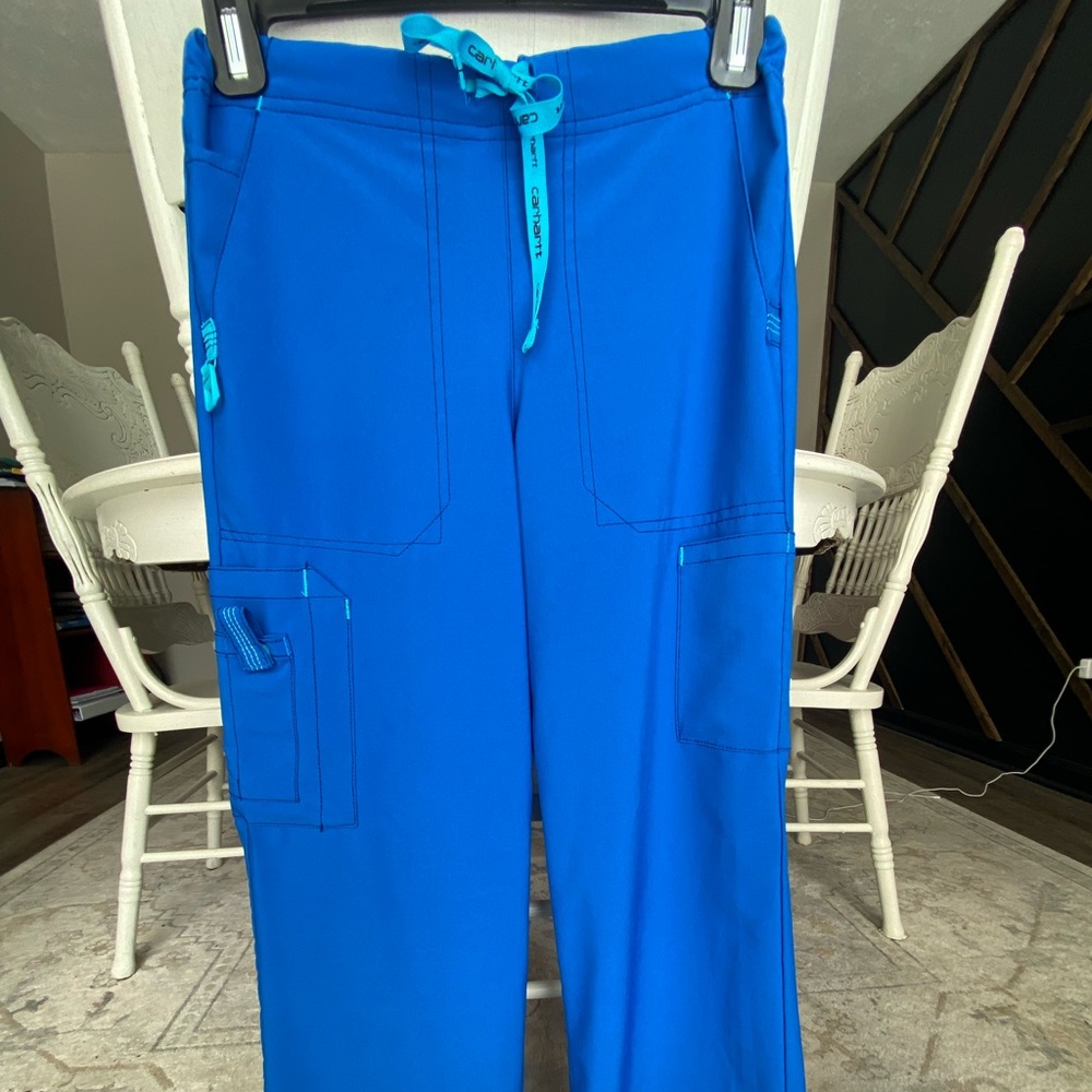 Women’s royal blue Carhartt scrub pants-regular xs